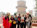 Visitors pose for a picture during the Punjab Sakhi Shakti Craft Mela 2026 at Sheesh Mahal in Patiala on a sunny day. (ANI photo) Visitors pose for a picture during the Punjab Sakhi Shakti Craft Mela 2026 at Sheesh Mahal in Patiala on a sunny day. (ANI photo)