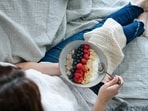 Plain curd is good for gut health.