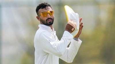 A frustrating and very long four days for the Karnataka team led by Devdutt Padikkal. The dominant batting core wasn't able to survive, and made a flat wicket with no demons look tougher than it was. It was all too easy for J&K to wear down the bowlers, spinners and seamers alike. (PTI) A frustrating and very long four days for the Karnataka team led by Devdutt Padikkal. The dominant batting core wasn't able to survive, and made a flat wicket with no demons look tougher than it was. It was all too easy for J&K to wear down the bowlers, spinners and seamers alike. (PTI)