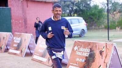 Sikander Lamba said the ultra marathon pulled him out of depression after a personal setback. (HT) Sikander Lamba said the ultra marathon pulled him out of depression after a personal setback. (HT)