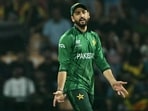 Pakistan's captain Salman Agha reacts during the 2026 ICC T20 World Cup Super Eights match between Sri Lanka and Pakistan