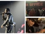Singer Karan Aujla performed in Delhi on Saturday.