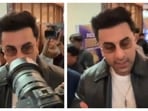 Ranbir Kapoor addressed a close cameraman while maintaining his personal space at a recent event.