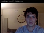 A viral meme captured online reactions to a turbulent start to 2026.