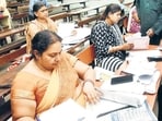 While municipal teachers are typically appointed as booth-level officers (BLOs) to discharge various electoral duties, this time, they point out, Class 10 and 12 exams are underway, clashing with duties relating to the pre-SIR process. (Photo by Santosh Kumar/ Hindustan Times)