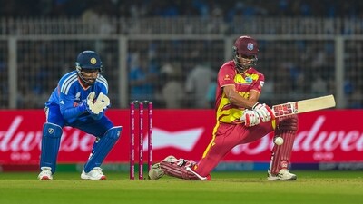 Meanwhile, Roston Chase, who got the chance to open the innings, was the top-scorer for West Indies and scored 40 runs at the top. (ANI) Meanwhile, Roston Chase, who got the chance to open the innings, was the top-scorer for West Indies and scored 40 runs at the top. (ANI)