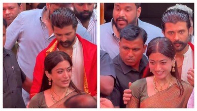 Vijay Rashmika Tirumala Visit: తిరుమల శ్రీవారిని దర్శించుకున్న విజయ్, రష్మిక.. అభిమానులకు స్వీట్లు పంచుతూ.. వీడియో వైరల్ Vijay Rashmika Tirumala Visit: తిరుమల శ్రీవారిని దర్శించుకున్న విజయ్, రష్మిక.. అభిమానులకు స్వీట్లు పంచుతూ.. వీడియో వైరల్