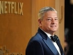 Netflix CEO Ted Sarandos addressed the US Justice Department probe into the streamer. (Photo by Jordan Strauss/Invision/AP)