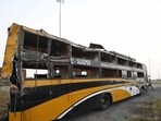 A sleeper bus overturned on the Purvanchal Expressway on February 23, 2026. (FILE PHOTO)