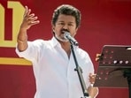 Tamilaga Vettri Kazhagam (TVK) President Vijay delivered a speech during the party's election campaign at Seelanaickenpatti in the Salem district, Tamil Nadu last week.