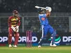 India's Sanju Samson plays a shot during the ICC Men's T20 World Cup 2026 Super 8 Group 1 match against West Indies at Eden Gardens Stadium
India's Sanju Samson plays a shot during the ICC Men's T20 World Cup 2026 Super 8 Group 1 match against West Indies at Eden Gardens Stadium
