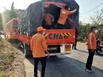 The incident occurred at around 2 pm at the company situated near Salwad and Pasthal villages in the industrial belt. The incident occurred at around 2 pm at the company situated near Salwad and Pasthal villages in the industrial belt.