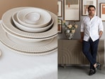Thoughtfully arranged dining table featuring neutral plates, deep bowls and serving platters styled for everyday meals and hosting