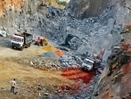 More than a dozen stone quarries are operating in the project site, officials said. (HT Photo)