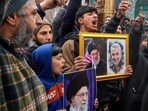Members of the Shia community also staged a protest in Jammu following the death of the Iranian Supreme Leader.