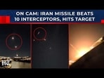 On Cam: Iran Hypersonic Missile Evades 10 Interceptors To Hit Target; US-Israel Air Defence Failing? On Cam: Iran Hypersonic Missile Evades 10 Interceptors To Hit Target; US-Israel Air Defence Failing?