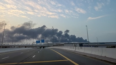 On Saturday, as many as 165 ballistic missiles were launched from Iran toward the UAE and detected by the country's air defence systems. (Reuters)