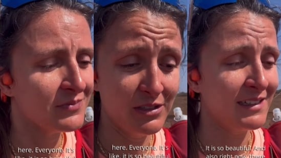 A foreigner shared an emotional video describing how a stranger bought her water. (Instagram/runtheworldwithalicia)