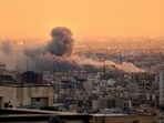 US Iran war news LIVE updates: A plume of smoke rises following a U.S.-Israeli military strike in Tehran, Iran.