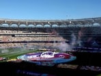 Artists perform during the opening ceremony of the AFC Women’s Asian Cup in Perth. (AFP)