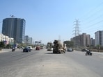 Greater SPR outer ring road to link Sector 58 and Manesar; 11 km model roads and rural six lane corridor also planned. (Parveen Kumar/HT)