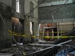 Mumbai, India. Feb 27, 2026 - A labourer was killed, and five other labourers were injured after they fell from the 8th floor of an under-construction building in the Subhash Nagar area of Chembur in Mumbai on Saturday afternoon. Mumbai, India. Feb 27, 202. (Photo by Raju Shinde/HT Photo) (Raju Shinde)