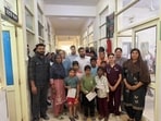 Six of the 25 children hospitalised with leptospirosis were discharged from the Ferozepur civil hospital on Tuesday. (HT)