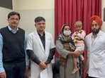 The procedure was performed by Dr Sanjeev Bhagat, head of the department of otorhinolaryngology (ENT), along with his surgical team.