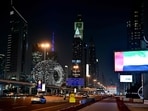 A view of down town Dubai on March 3, 2026. 