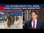 As the U.S. death toll in “Operation Epic Fury” climbs to six troops, Secretary of State Marco Rubio defended pre‑emptive strikes on Iran. As the U.S. death toll in “Operation Epic Fury” climbs to six troops, Secretary of State Marco Rubio defended pre‑emptive strikes on Iran.