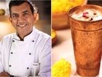 This Holi, enjoy thandai, a creamy drink made from milk, nuts, and spices. 