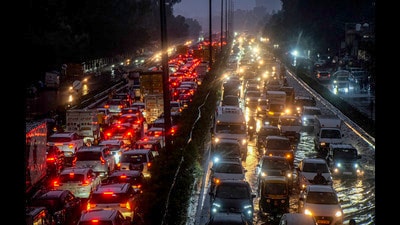 Four phase rollout from March to December 2026 to cover key chowks and highways, targeting lower PM2.5 levels. (PTI) Four phase rollout from March to December 2026 to cover key chowks and highways, targeting lower PM2.5 levels. (PTI)