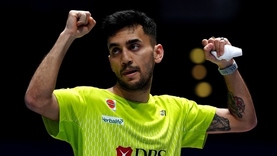 India's Lakshya Sen emerged victorious against defending champions Shi Yuqi. (AP)