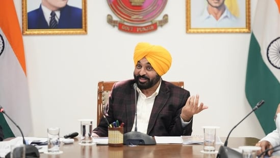 Punjab Chief Minister Bhagwant Singh Mann. The state has issued a 24x7 helpline for families seeking assistance for relatives stranded in parts of West Asia.