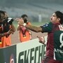 আগামী ৬ মার্চ ফাঁকা গ্যালারির সামনে খেলতে হবে দিমিত্রি পেত্রাতোসদের। (ছবি সৌজন্যে, সমীর জানা/হিন্দুস্তান টাইমস)
