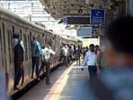 Railways consider adding AC locals on CSMT-Goregaon route. (Photo by Vijayanand Gupta/ HT PHOTO) (HT PHOTO)