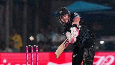 Tim Seifert might appear to be the quieter of the two openers on the scoreshett, but his impact was no less through the first phase of the game. He dominated much of the strike in the partnership, but ensured he was scoring at a decent clip. His 58(33) was brought to an end by Kagiso Rabada, but the damage was done. (PTI) Tim Seifert might appear to be the quieter of the two openers on the scoreshett, but his impact was no less through the first phase of the game. He dominated much of the strike in the partnership, but ensured he was scoring at a decent clip. His 58(33) was brought to an end by Kagiso Rabada, but the damage was done. (PTI)