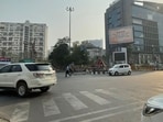 After Ganj, U-turn free flowing traffic model implemented at IGP crossing After Ganj, U-turn free flowing traffic model implemented at IGP crossing