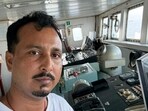 Ashish Kumar, captain of the oil tanker Skylight – from West Champaran in West Bengal. The tanker was attacked in the Khasab Port, in Oman, on March 1.