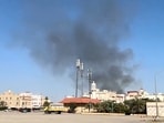Smoke rises from an area surrounding U.S. Embassy following a strike, amid the U.S.-Israel conflict with Iran, in Bayan, Kuwait, March 2, 2026, in this screengrab from a video. VIDEO OBTAINED BY REUTERS