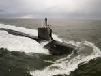 USS nuclear powered fast attack Virginia class submarine.