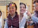 The Indian woman with her Japanese landlord. 
