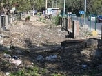 Locals have flagged deteriorating internal roads, poor maintenance of green belts, a rising stray dog and cattle menace, gaps in door-to-door garbage collection, and illegal parking as key concerns. (Parveen Kumar/HT)