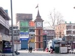 Security remains on high alert around Srinagar's Ghanta Ghar as a precautionary measure following the protests against the killing of Iranian supreme leader Ayatollah Ali Khamenei, in Srinagar on Thursday. (ANI)
