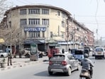 Traffic moves after authorities eased restrictions following protests over the death of Iran’s Supreme Leader, Ayatollah Ali Khamenei, on M A Road, in Srinagar on Thursday. (ANI)