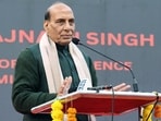 Union Defence minister Rajnath Singh.