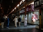 People walk at the Dubai Gold market in Dubai on Tuesday, 3 March 2026. (AP)