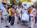 Communal tension simmered in the area as members of a Hindu political outfit allegedly committed arson in the area in protest.