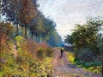 The Sheltered Path (1873) by Claude Monet. ‘I chose my steps. But I did not build the road. Failing to acknowledge this distorts how we view others ,’ Assisi says. (Wikimedia)