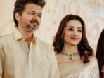 Vijay and Trisha Krishnan recently attended a wedding together in Chennai. 